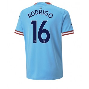 Manchester City Rodri Hernandez #16 Hjemmedrakt 2022-23 Kortermet
